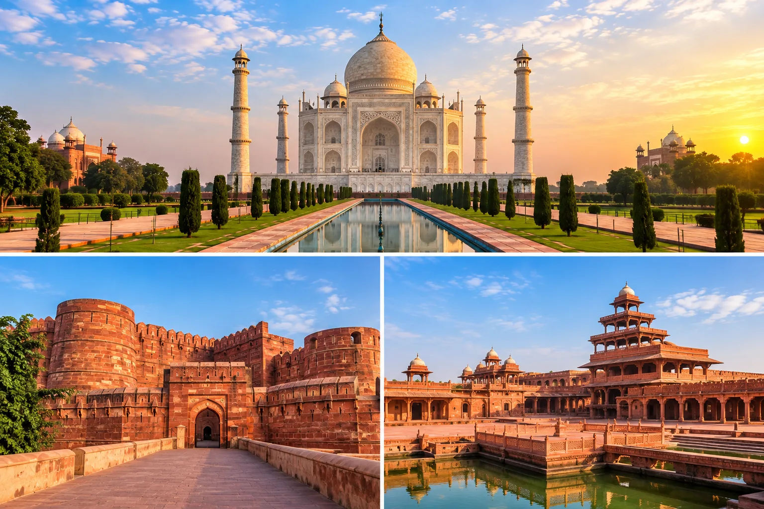 Agra to Jaipur via Fatehpur Sikri