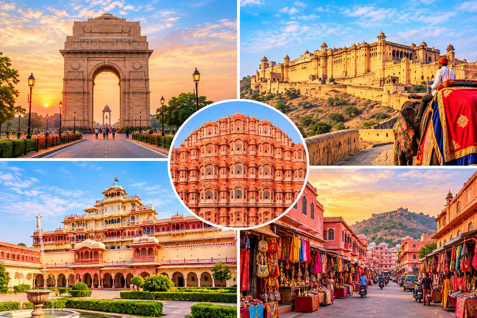 Delhi to Jaipur – Pink City & Heritage