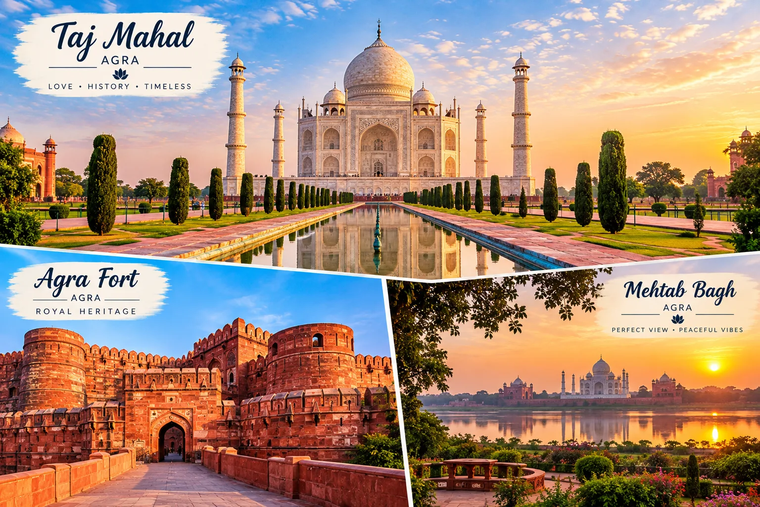 Taj Mahal Sunrise, Agra Fort & Delhi Departure