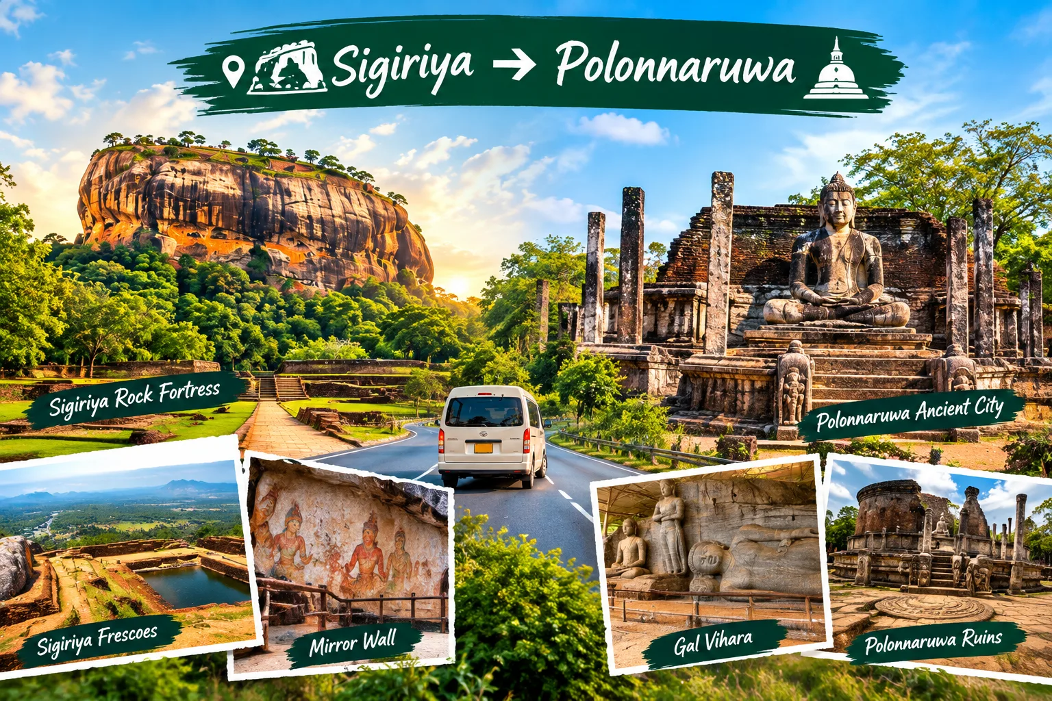 Sigiriya → Polonnaruwa