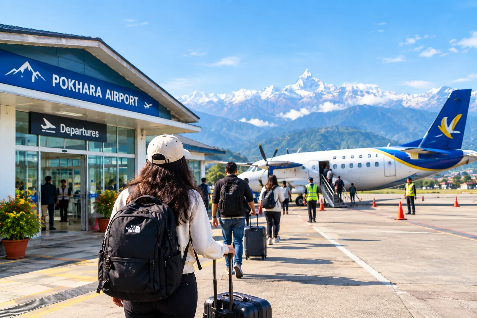 Departure from Pokhara
