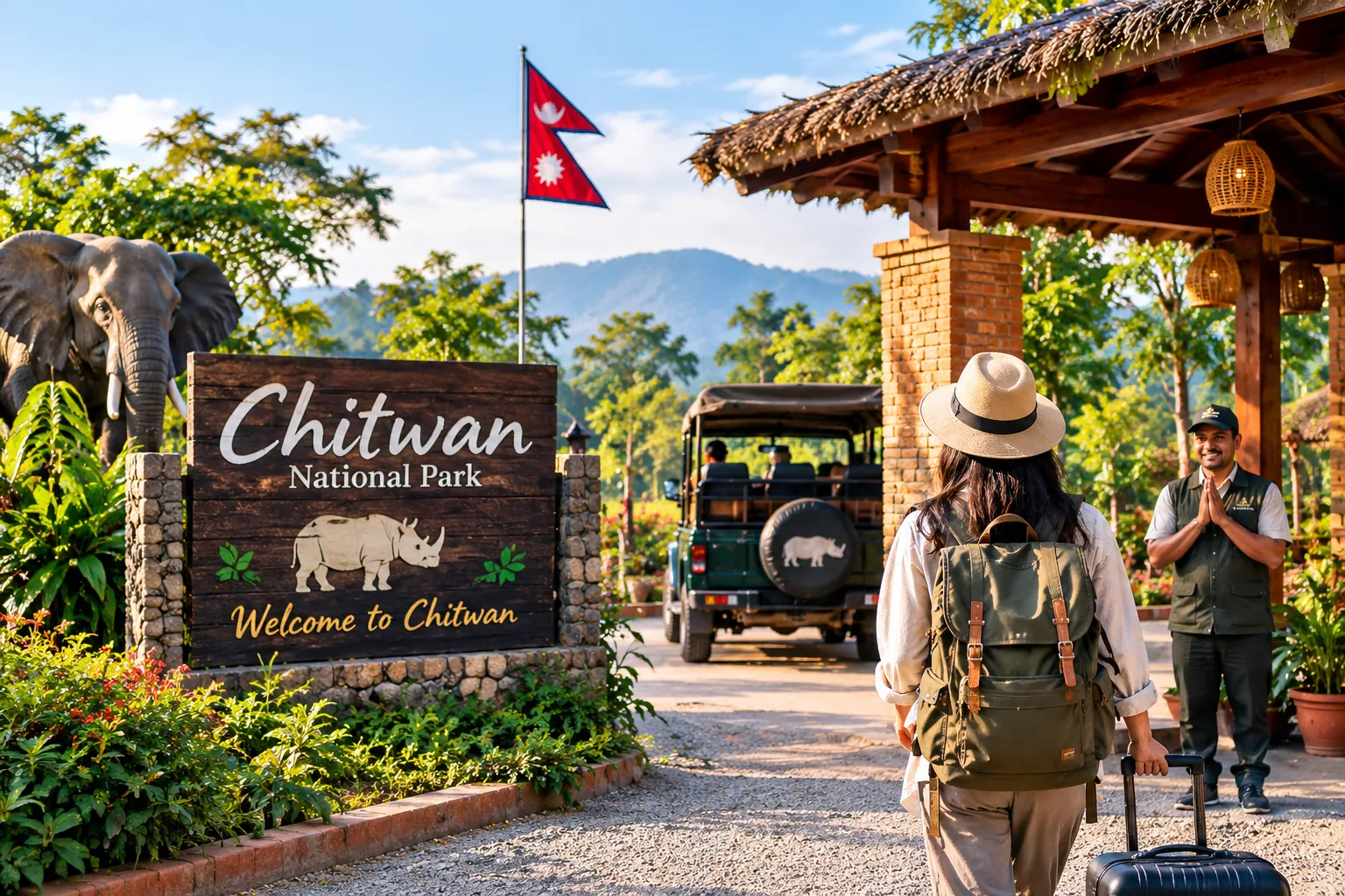 Arrival in Chitwan